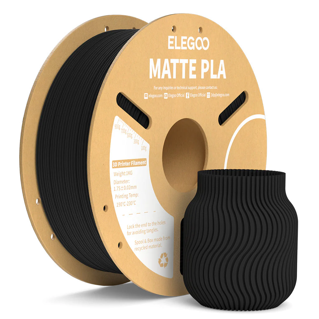 MATTE PLA Filament 1.75mm Colored 1KG